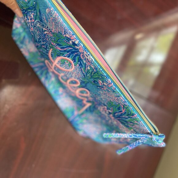 Lilly Pullitzer purse / make-up bag / jewelry bag - Picture 3 of 4